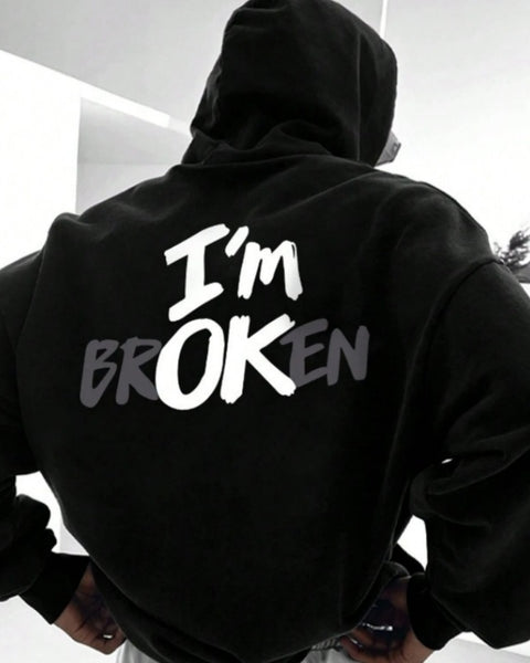 European Size Hoodie Im OK New Men's Hoodie Hip Ho