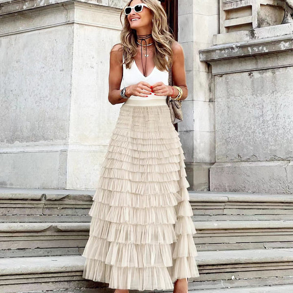 Layered Ruffles Cake Skirt