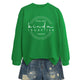  Grass Green White Font