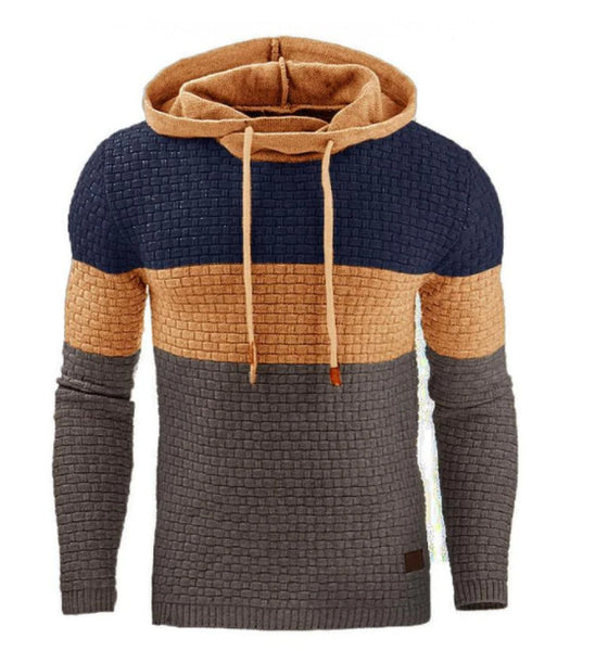 Jacquard Sweater Long-sleeved Hoodie