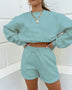 Letter Embroidered Fleece Thick Loose Loose All-Match Casual Sweater