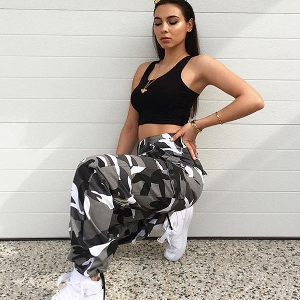 Camo Harem Pants