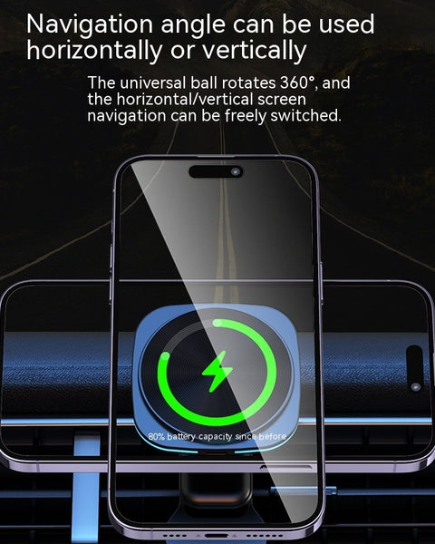 Popular RGB Color Lights Car Magnetic Wireless Charger