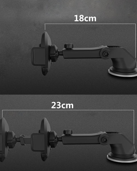 Car Phone Holder Long Rod Telescopic Car Dashboard Suction Cup Type