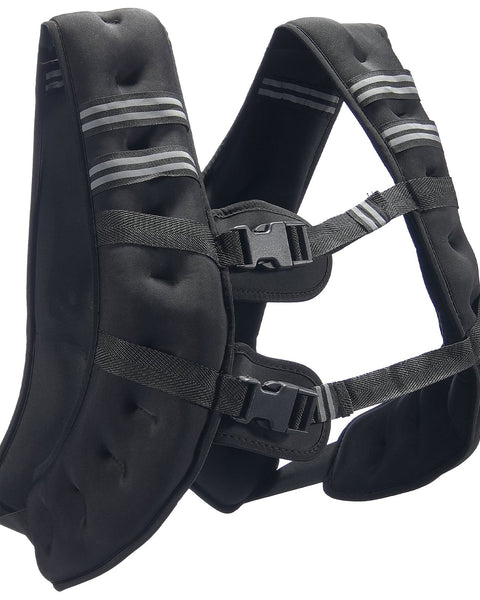 Weighted Vest, 30 Lbs Weight Vest With Reflective Stripe, Adjustable Buckle Body Weight Vest For Men Women, Workout Equipment For Strength Training, Running, Jogging, Fitness, And Weight Loss