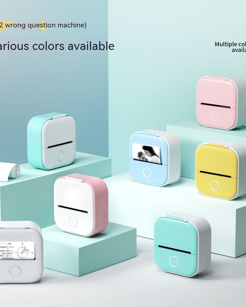 Portable Mini Thermal Label and Photo Printer Bluetooth-compatible