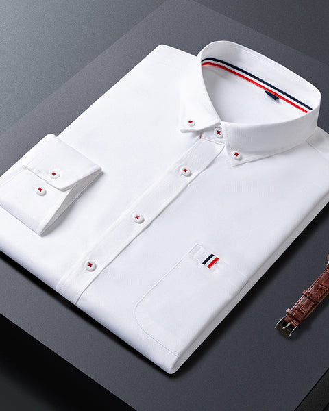 Mens Casual Shirt Fashion Business Dress Shirts Men Clothes