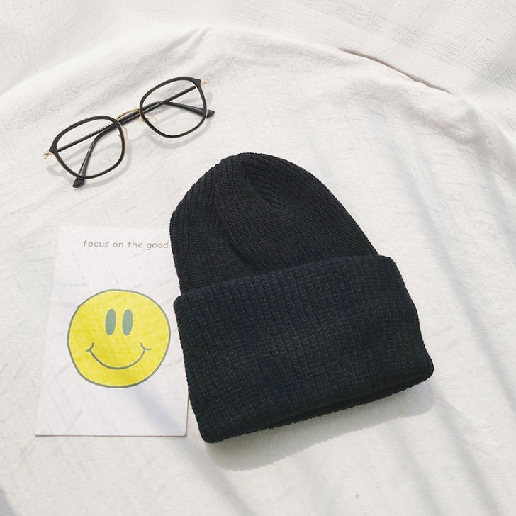 Women's hat winter knit hat outdoor wool hat female winter warm cap