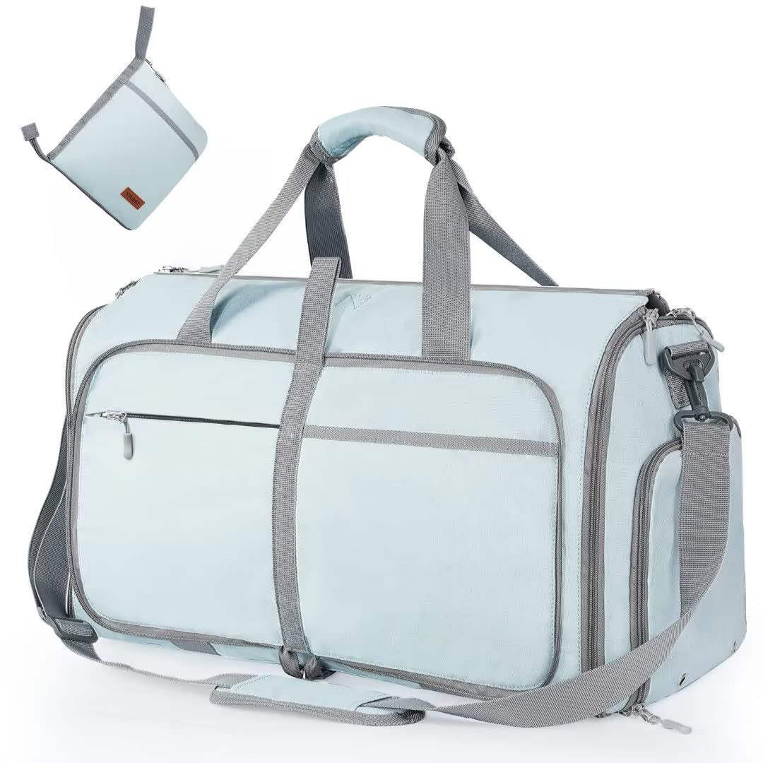 Travel Duffle with attached Folding Suit Bag