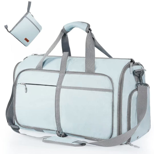 Travel Duffle with attached Folding Suit Bag