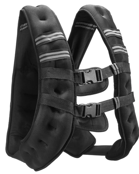 Weighted Vest, 20 Lbs Weight Vest With Reflective Stripe, Adjustable Buckle Body Weight Vest For Men Women, Workout Equipment For Strength Training, Running, Jogging, Fitness, And Weight Loss