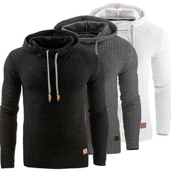 Jacquard Sweater Long-sleeved Hoodie