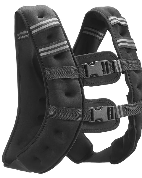 Weighted Vest, 16 Lbs Weight Vest With Reflective Stripe, Adjustable Buckle Body Weight Vest For Men Women, Workout Equipment For Strength Training, Running, Jogging, Fitness, And Weight Loss