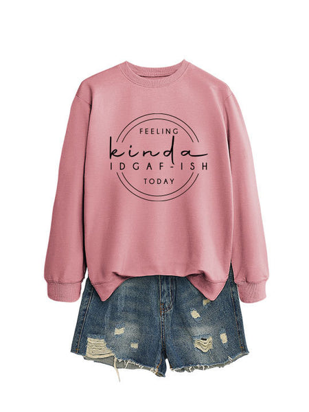 Elegant Women's Round Neck Long-sleeved Sweater