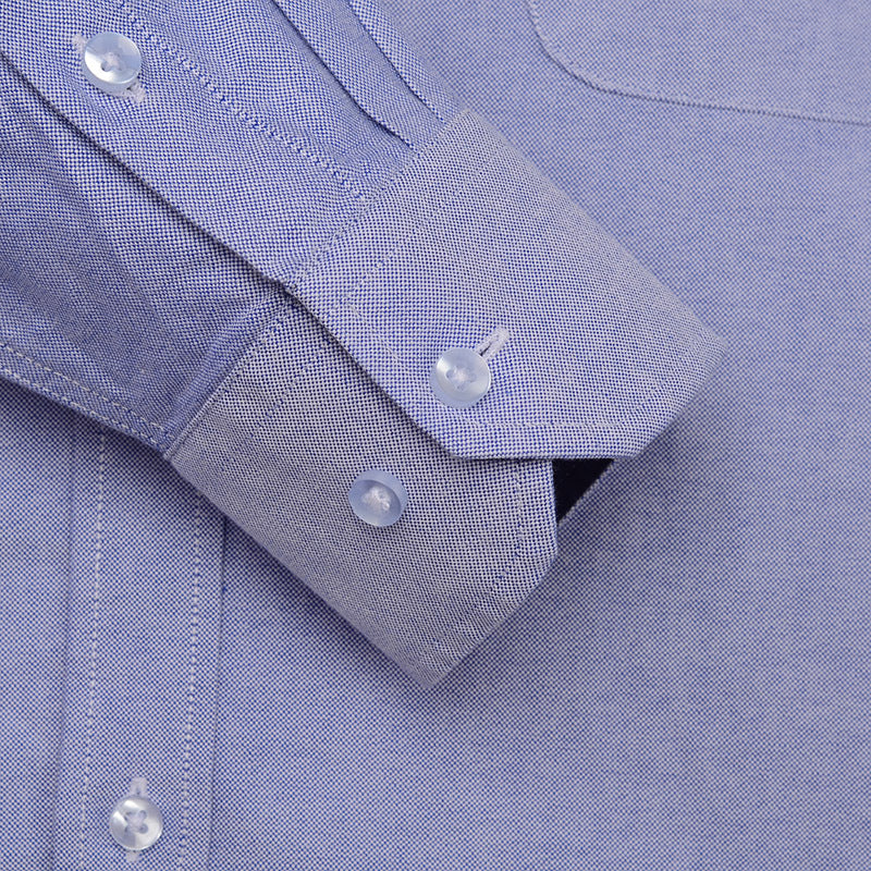 Casual Slim Fit Non-iron Thick Cotton Men's Shirt