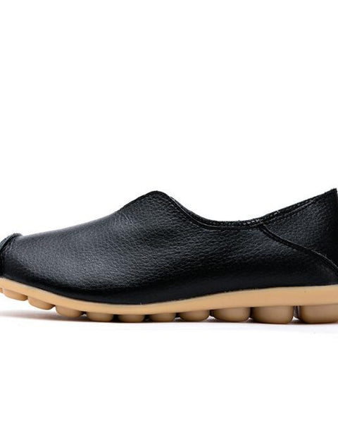 Ladies Flats Shoes Women Genuine Leather Shoes
