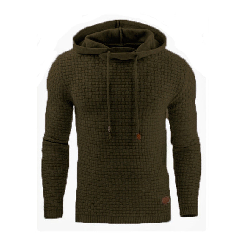 Jacquard Sweater Long-sleeved Hoodie