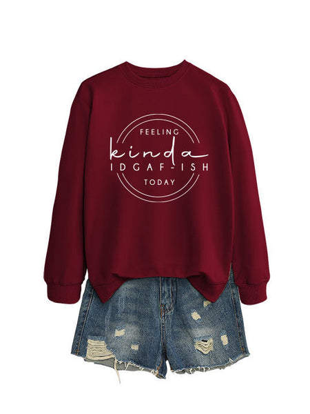 Elegant Women's Round Neck Long-sleeved Sweater