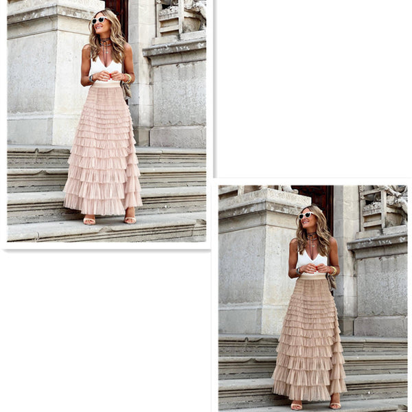 Layered Ruffles Cake Skirt