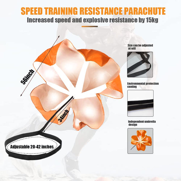 Speed Training Parachute (Orange)