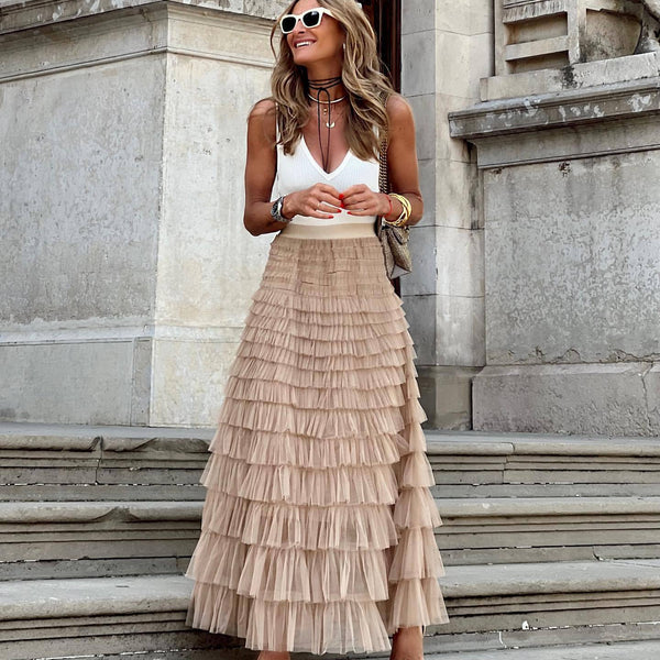 Layered Ruffles Cake Skirt