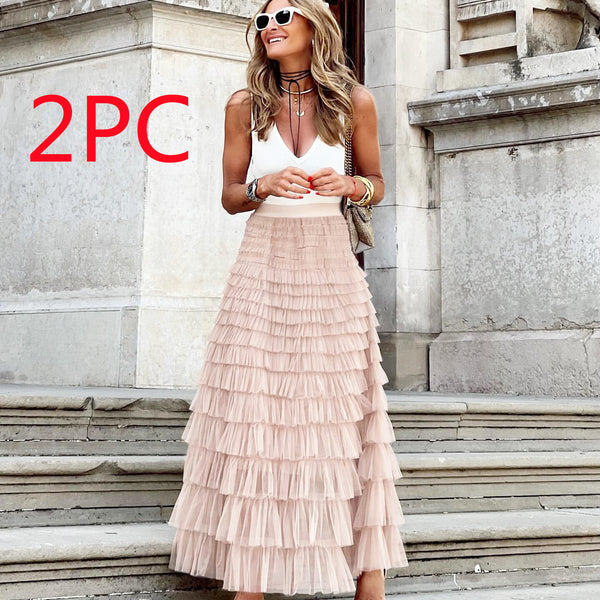 Layered Ruffles Cake Skirt