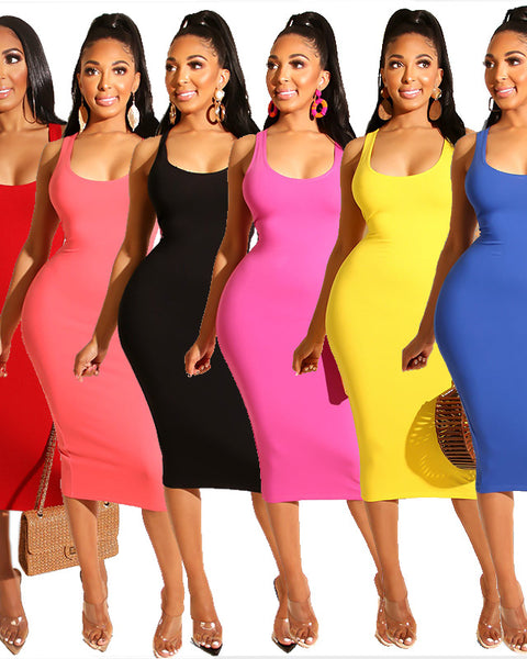 Women's Summer Suspender Vest Dress