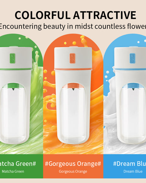 Kitchen Electric Juicer USB Charging Wireless Juices Blender Fruit Orange Mixer Squeezer Machine Ice Crush Cup Food Processor