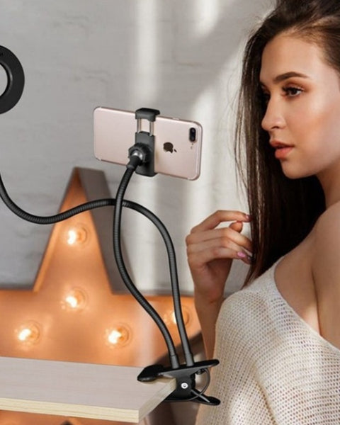 LED Selfie Ring Light for Live Adjustable Makeup Light-8cm Stand