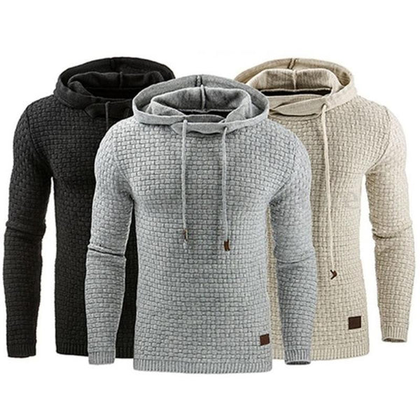 Jacquard Sweater Long-sleeved Hoodie