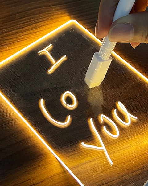 Creative Note Board Creative Led Night Light USB Message Board Holiday Light With Pen Gift For Children Girlfriend Decoration Night Lamp