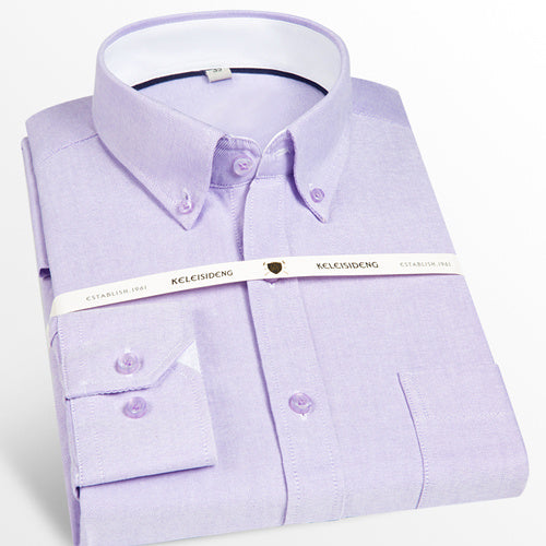 Casual Slim Fit Non-iron Thick Cotton Men's Shirt