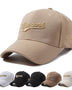 Hard Crown Baseball Cap Men's And Women's Embroidered Letters