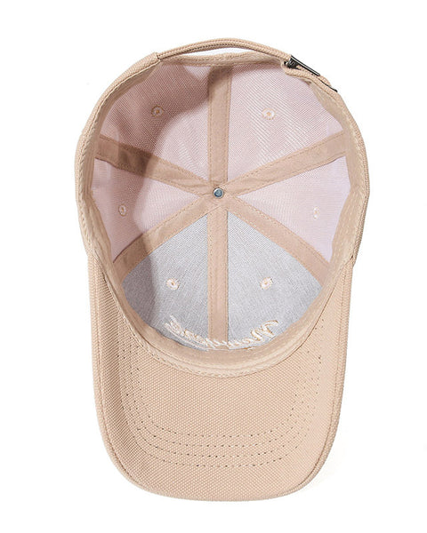 Hard Crown Baseball Cap Men's And Women's Embroidered Letters
