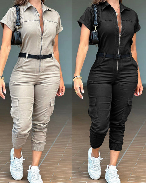 Women's Casual Work Clothes Jumpsuit