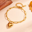  Small Peach Heart Golden