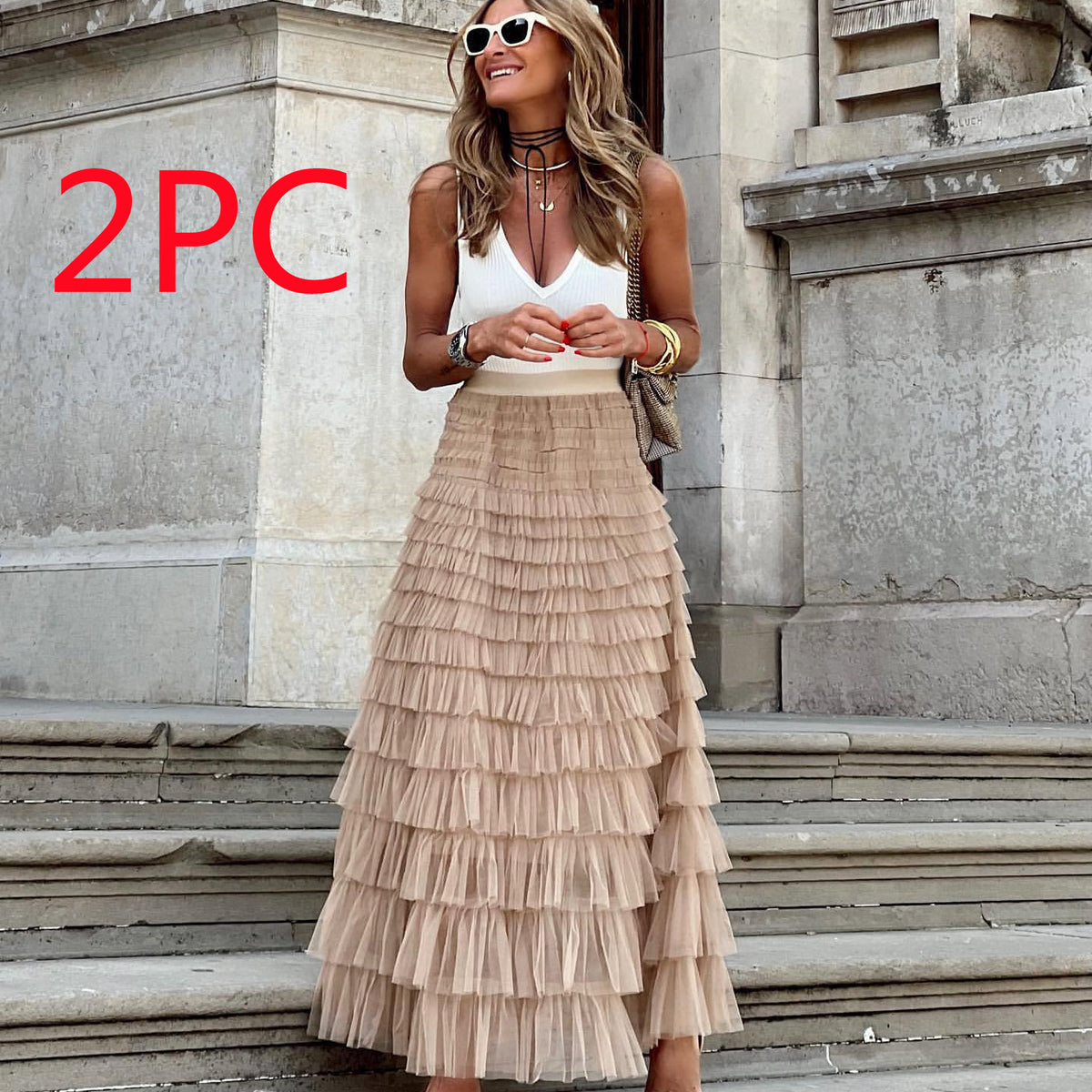Layered Ruffles Cake Skirt