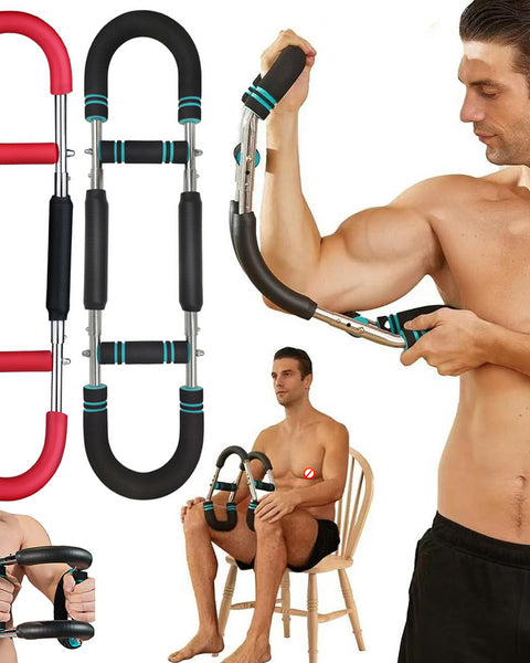 Multi-functional U-shaped Arm Strengthener Chest Trainer Adjustable Forearm Strength Exerciser Home Gym Equipment Bodybuilding