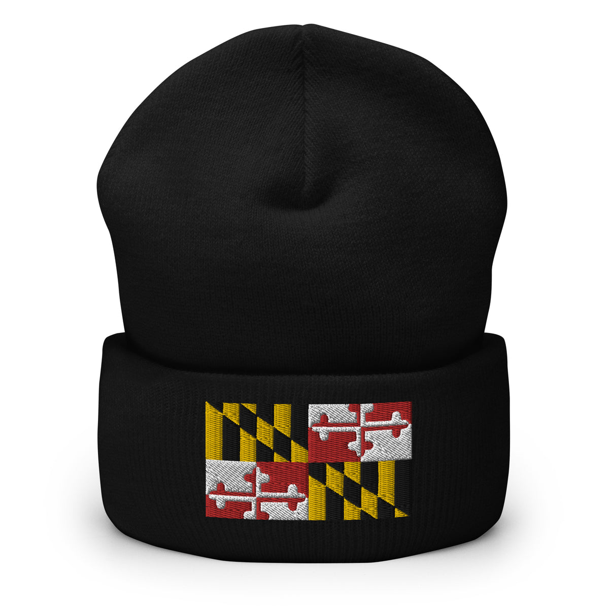 Maryland Flag Cuffed Beanie