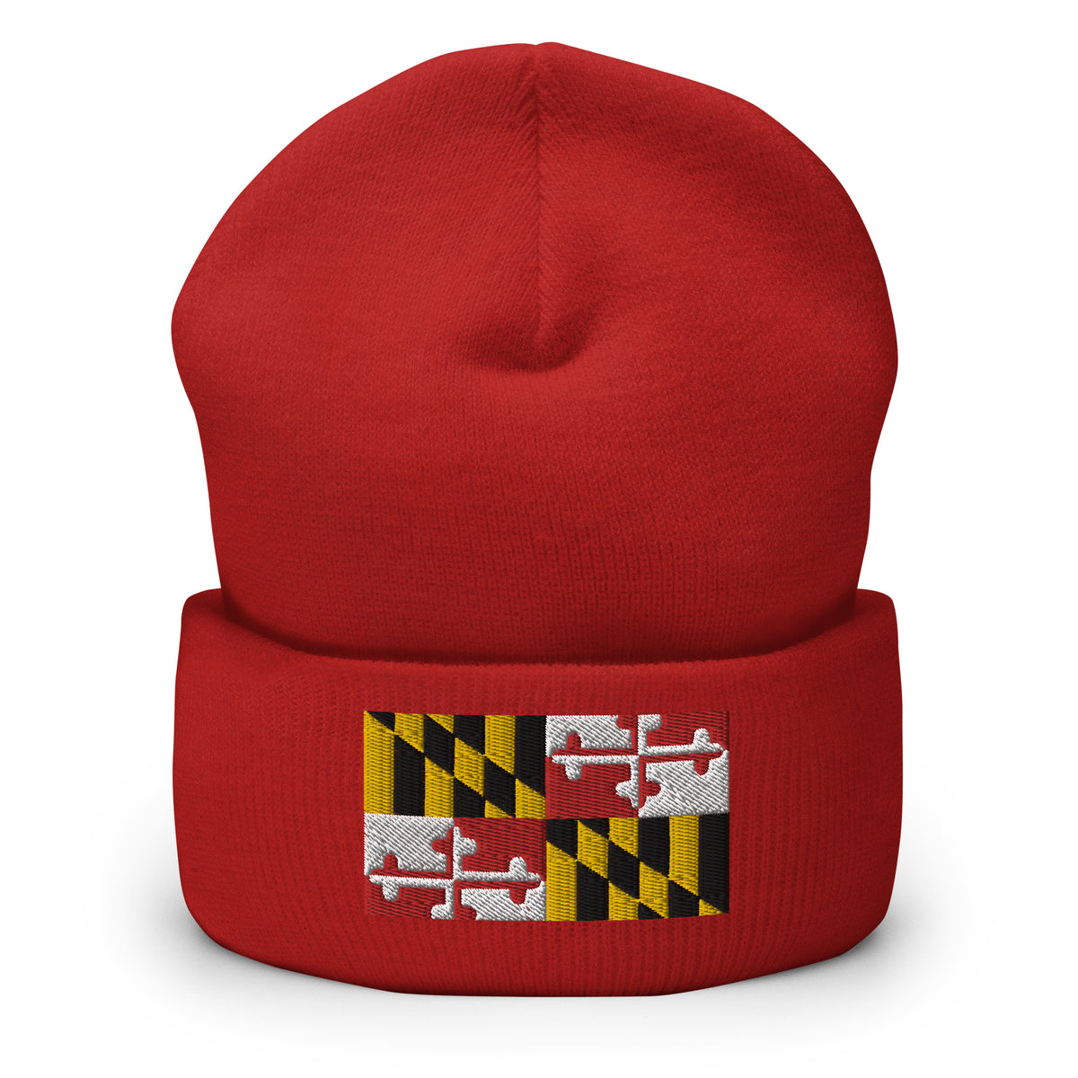 Maryland Flag Cuffed Beanie