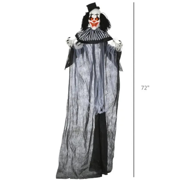 Scary Clown Yard Decor Halloween Decoration