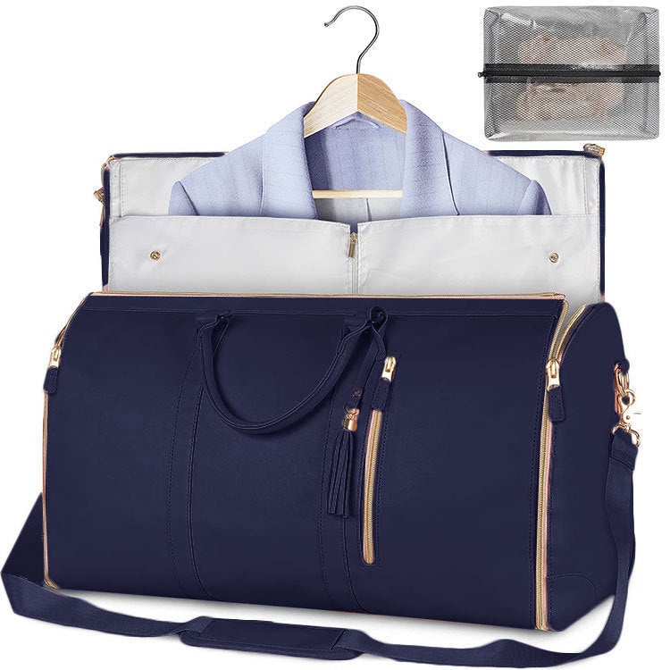 Travel Duffle with attached Folding Suit Bag