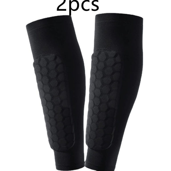 Honeycomb Shank Protection Foot Sock Men's Anti-collision Non-slip