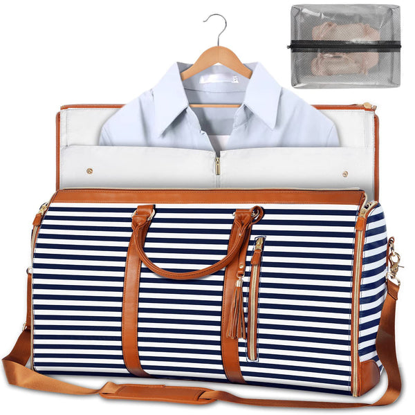 Travel Duffle with attached Folding Suit Bag