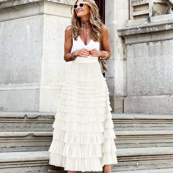 Layered Ruffles Cake Skirt