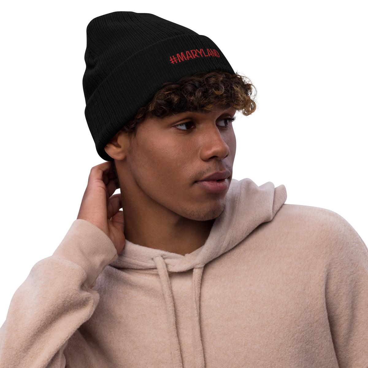 #Maryland Ribbed Beanie