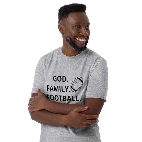 God. Family. Football Tee