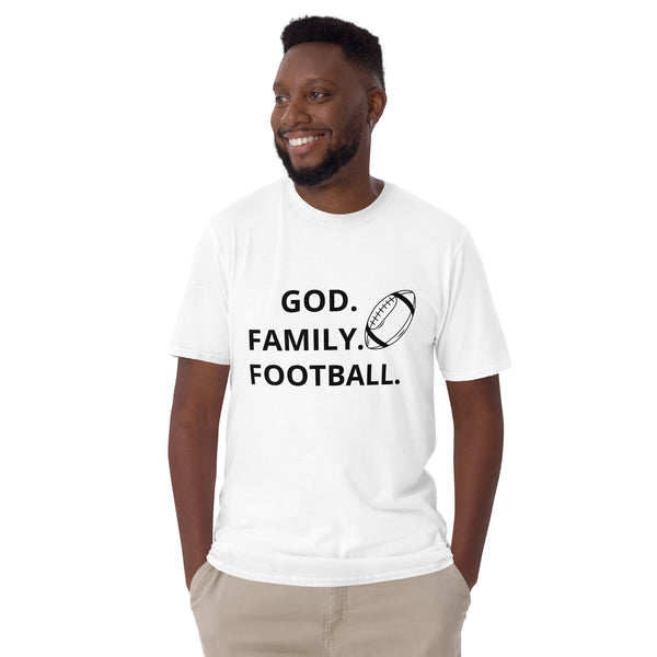 God. Family. Football Tee