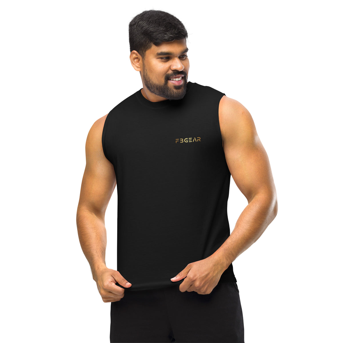 Expect Nothing, Appreciate Everything Muscle Shirt (Black)